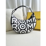 FENDI praphy underarm bag printed in large size: 205